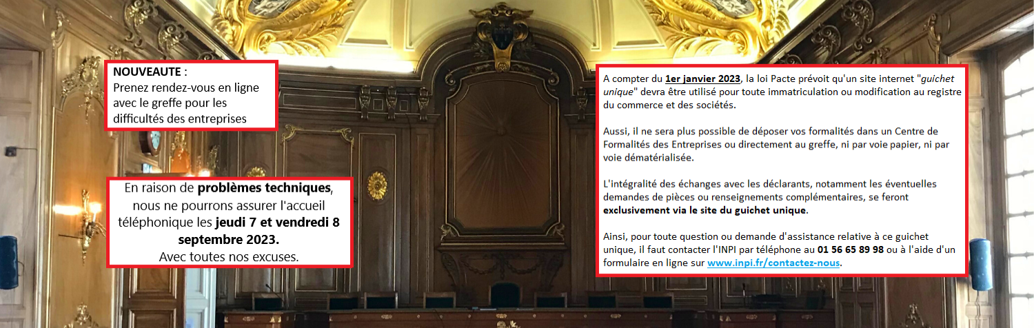 Greffe du Tribunal de Paris